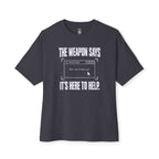 Here To Help Oversized Tee