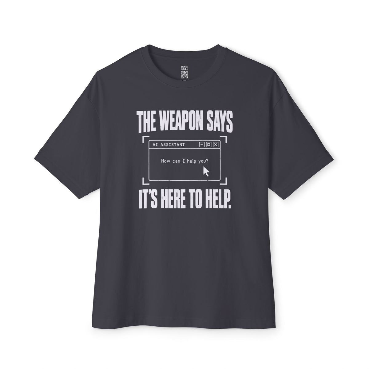 Here To Help Oversized Tee