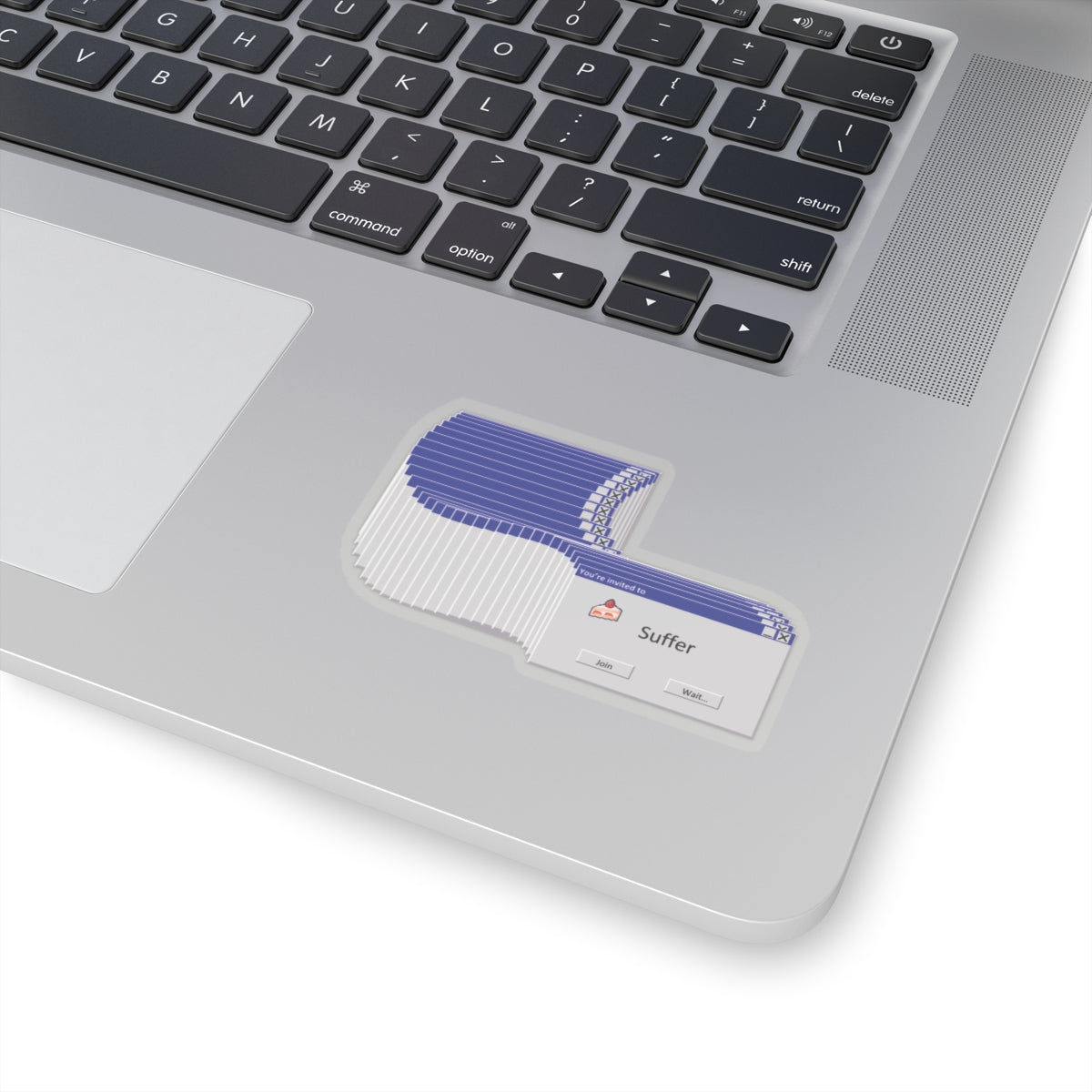 Invitation To Suffer Popup Sticker
