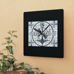 Please Stand By Test Pattern Wall Clock