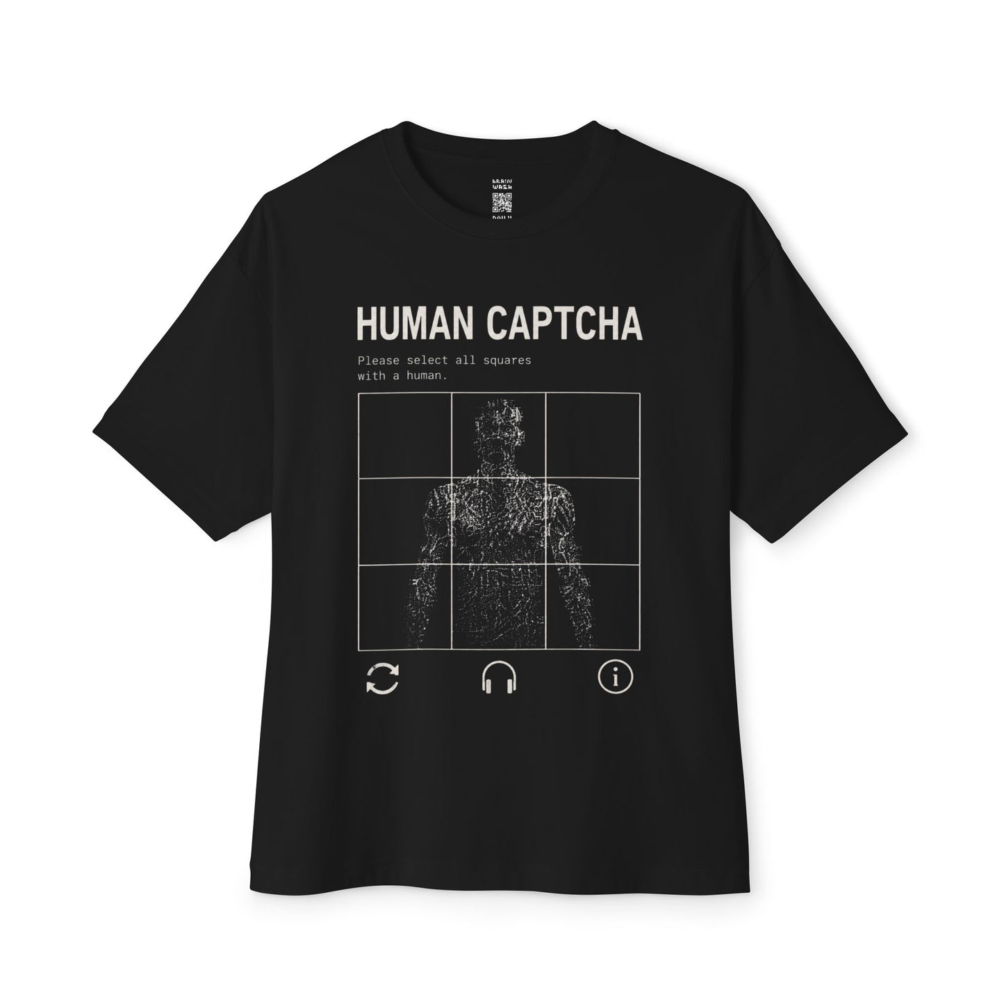 Human CAPTCHA Oversized Tee