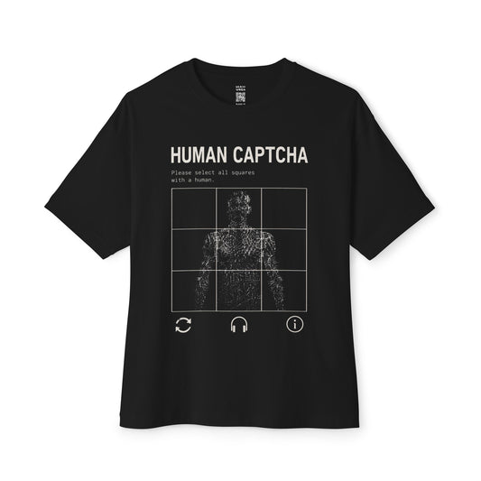 Human CAPTCHA Oversized Tee