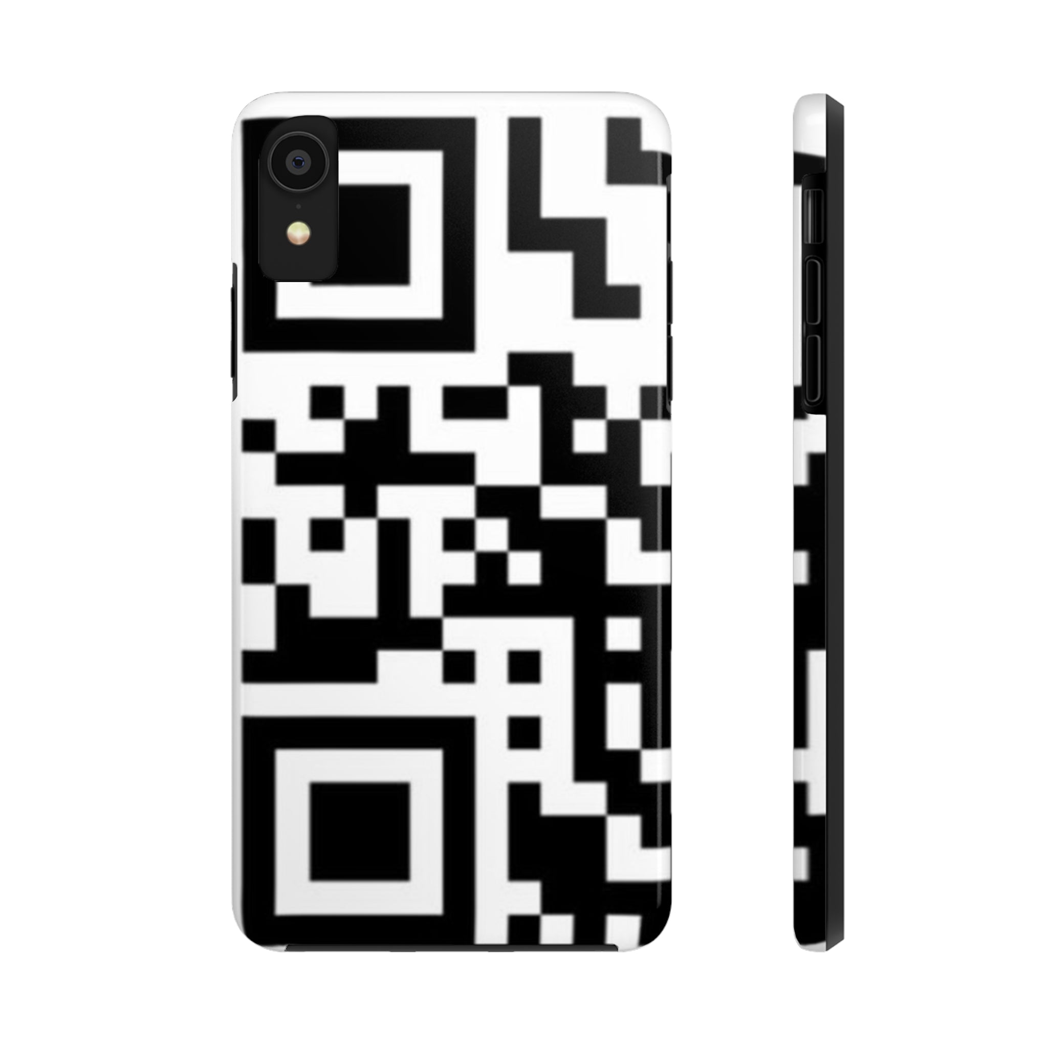 QR Print Tough Phone Case