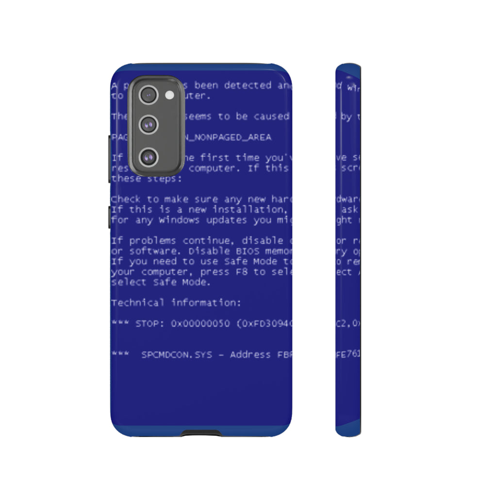 BSoD (Blue Screen of Death) Phone Case