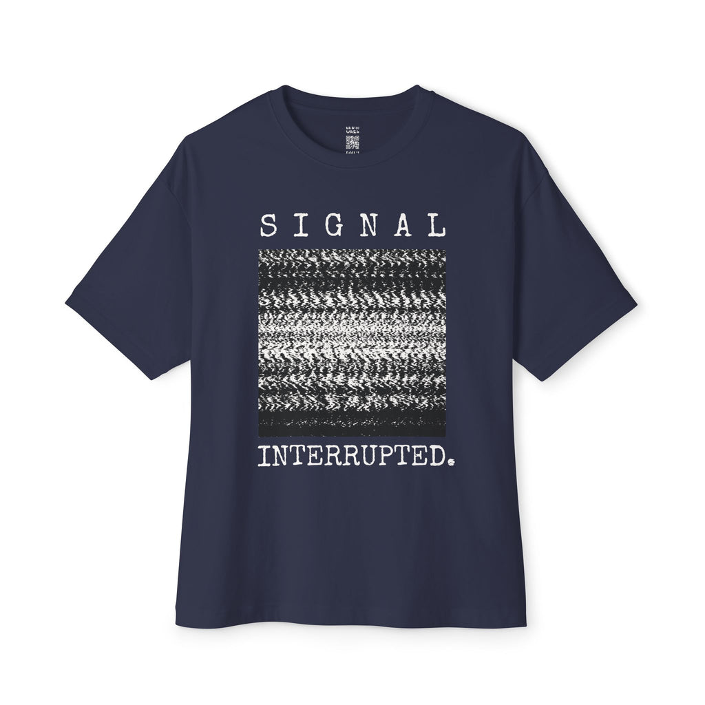 Signal Interrupted Oversized Tee