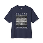 Signal Interrupted Oversized Tee