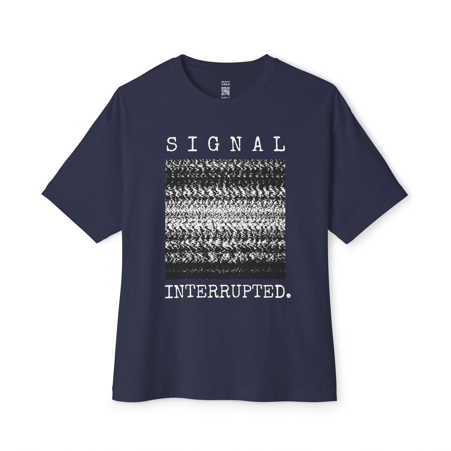 Signal Interrupted Oversized Tee
