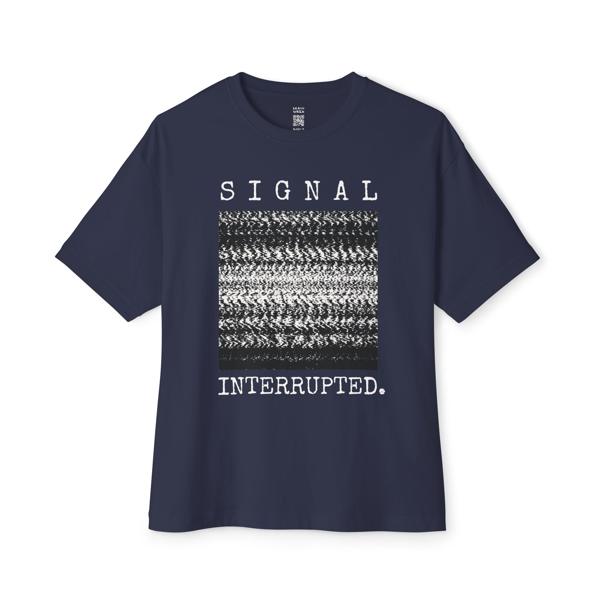 Signal Interrupted Oversized Tee