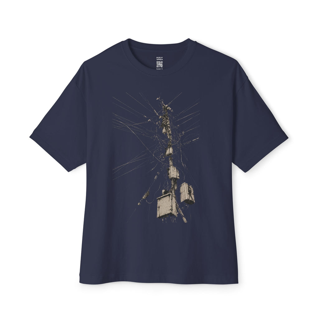 Crossed Wires Oversized Tee