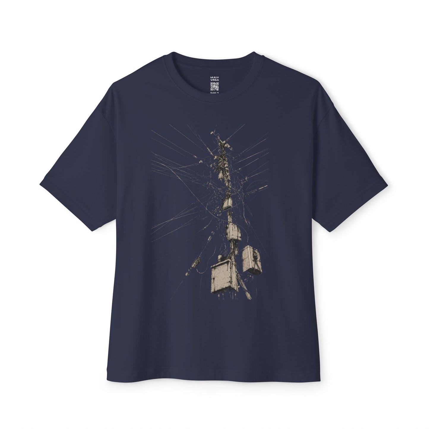 Crossed Wires Oversized Tee