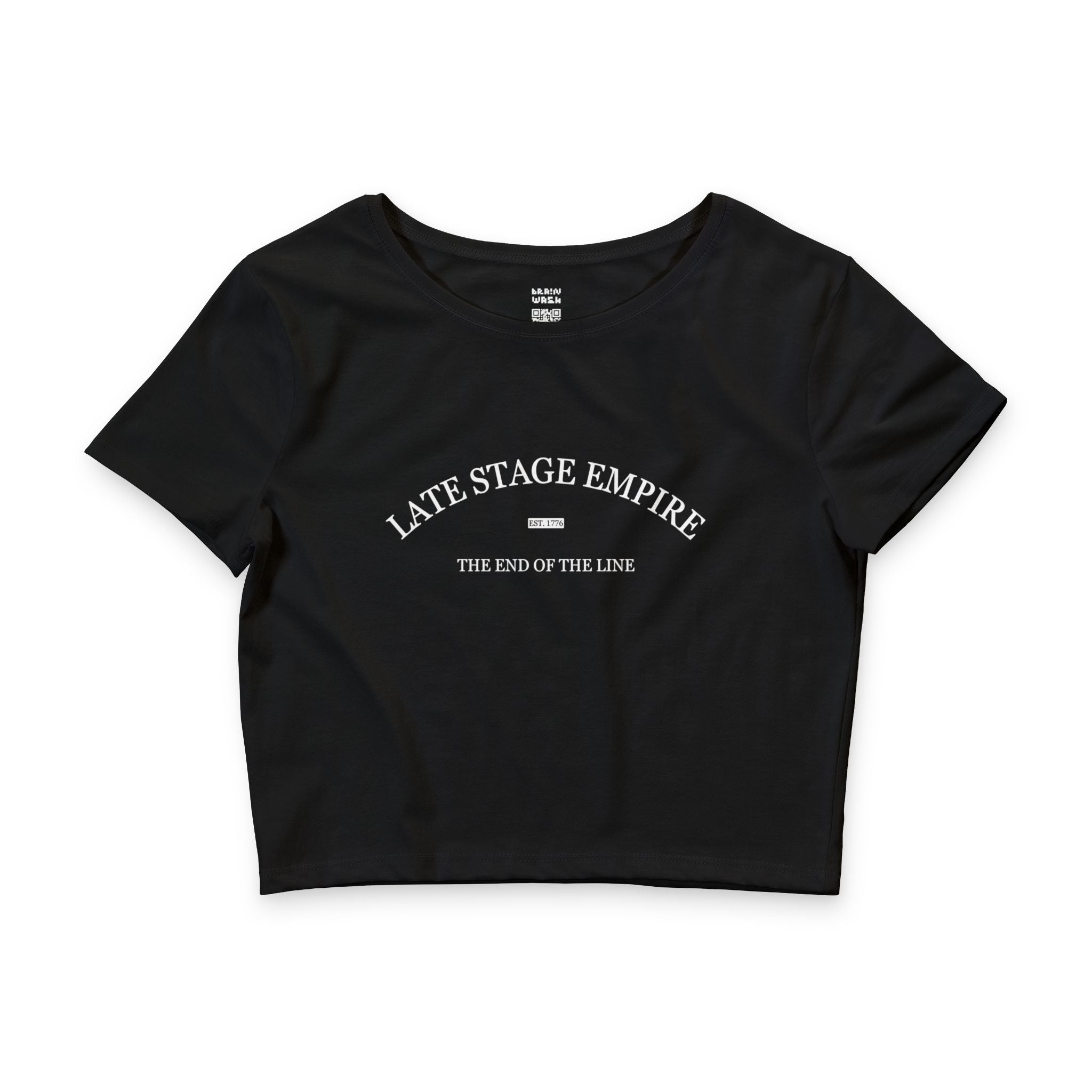 Late Stage Empire Crop Top Baby Tee