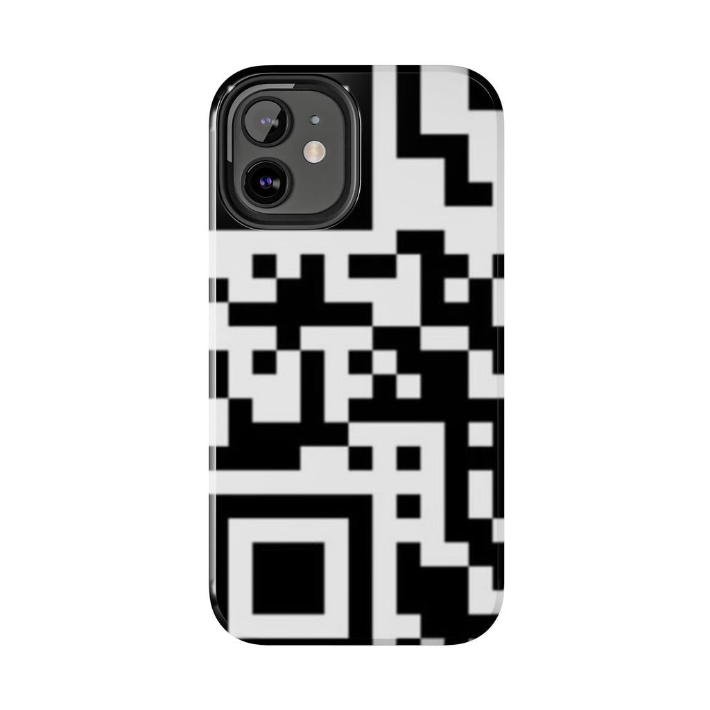 QR Print Tough Phone Case