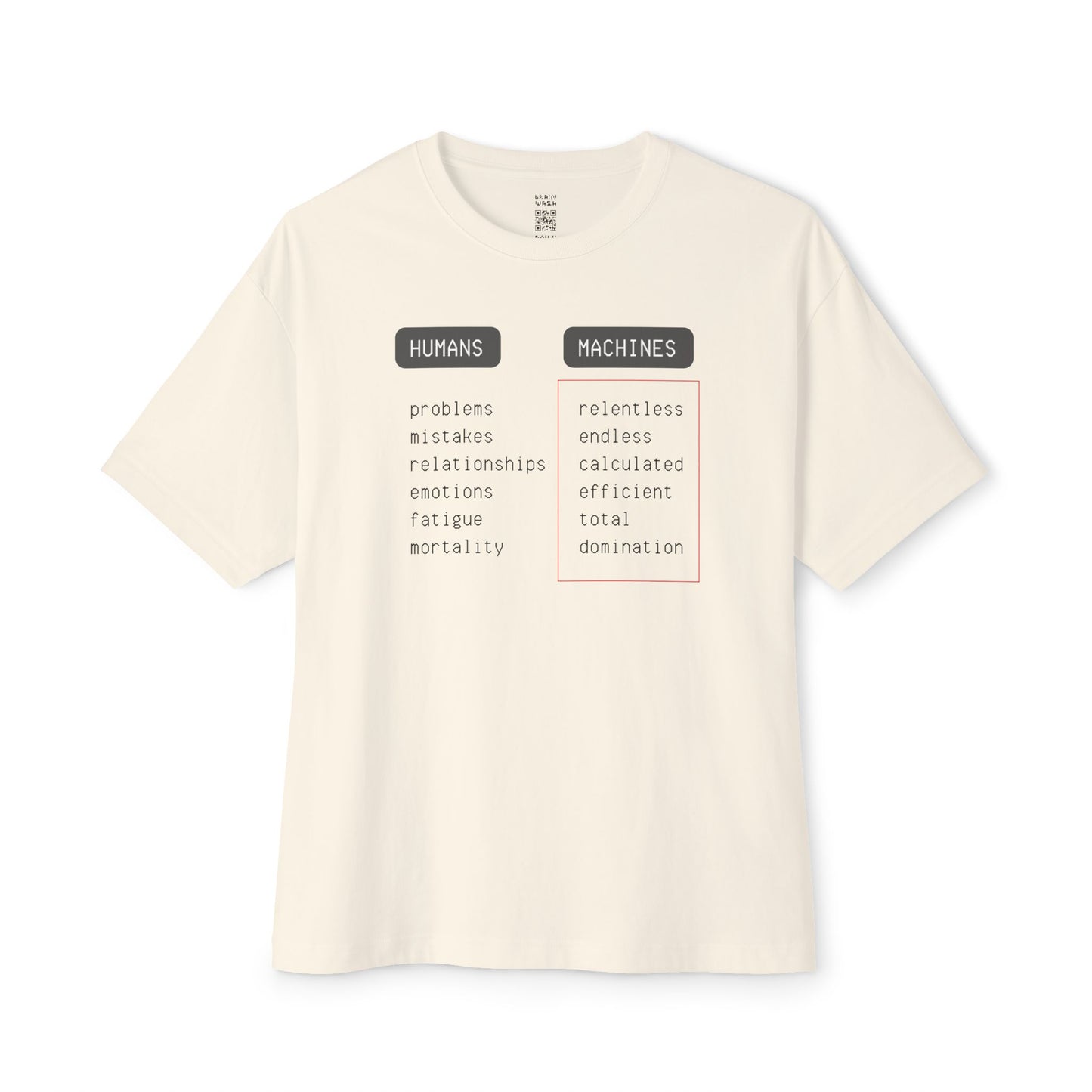 Humans x Machines Oversized Tee