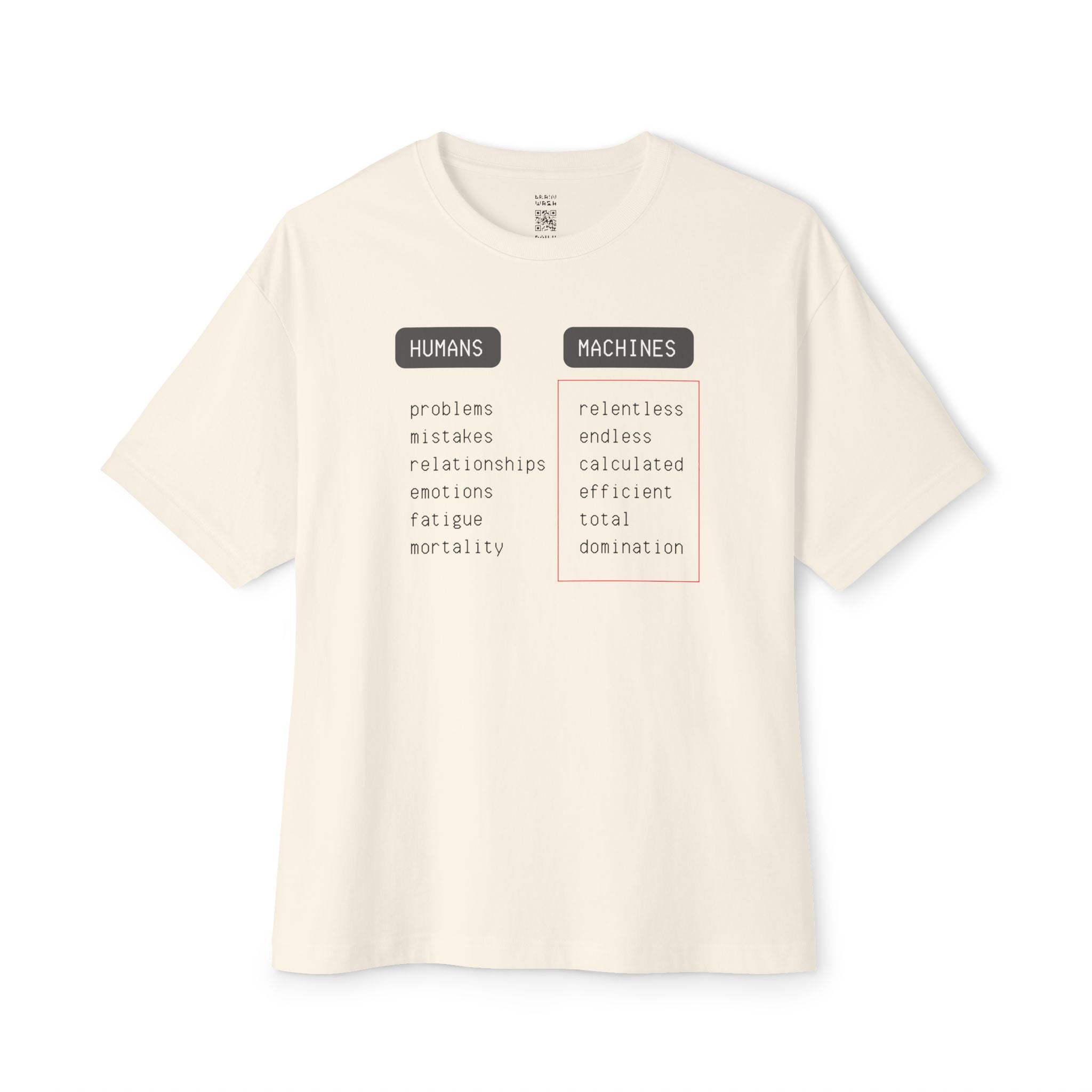 Humans x Machines Oversized Tee
