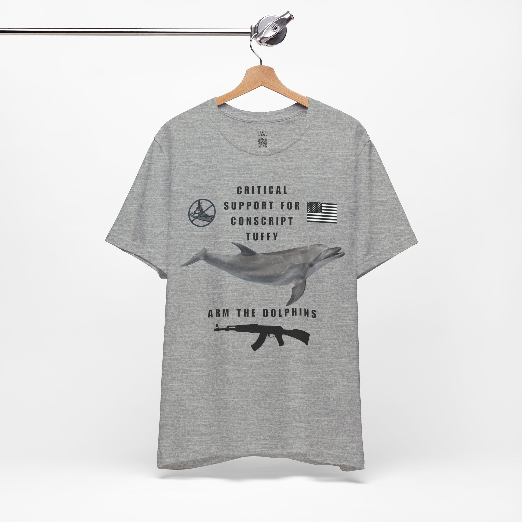 Conscript Tuffy Arm The Dolphins T-Shirt