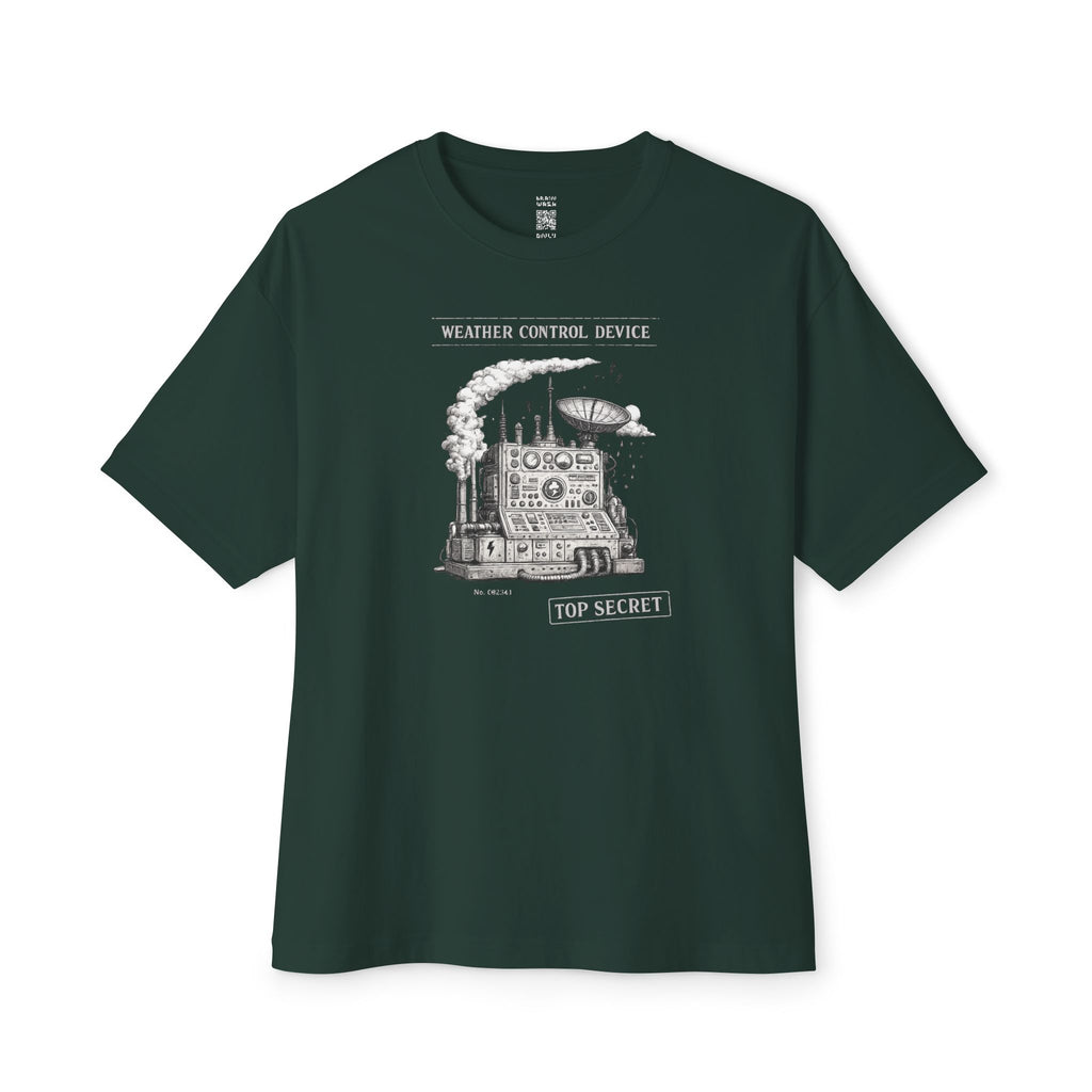 Top Secret Weather Control Device Oversized Tee