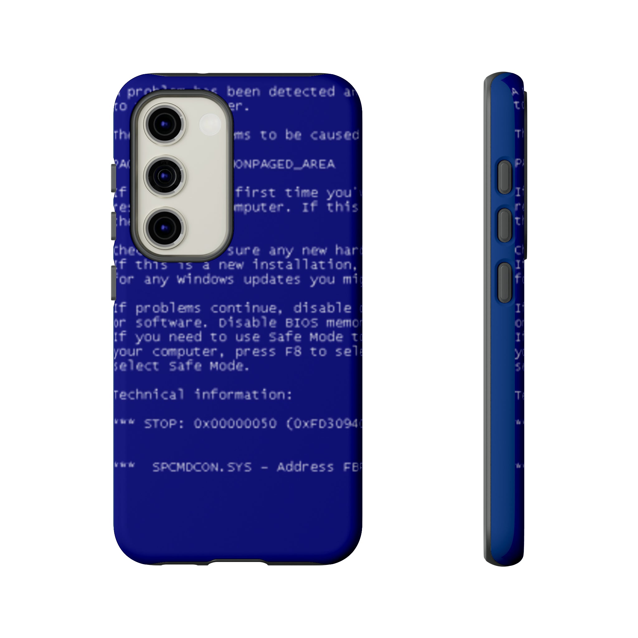 BSoD (Blue Screen of Death) Phone Case