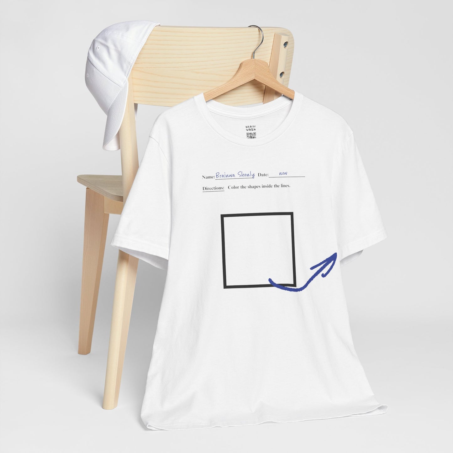 Directions: Color Inside The Lines (Square) T-Shirt