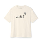 Evolution Of Man Oversized Tee