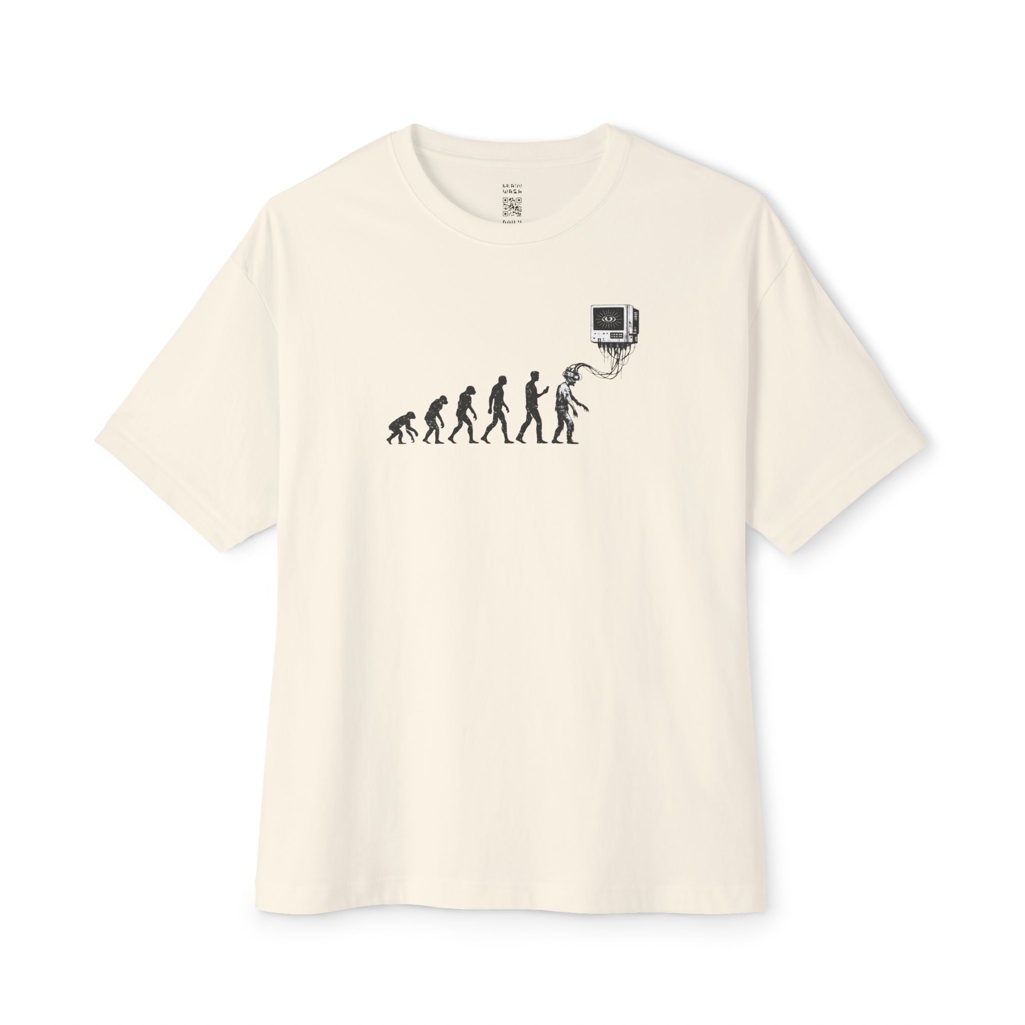 Evolution Of Man Oversized Tee