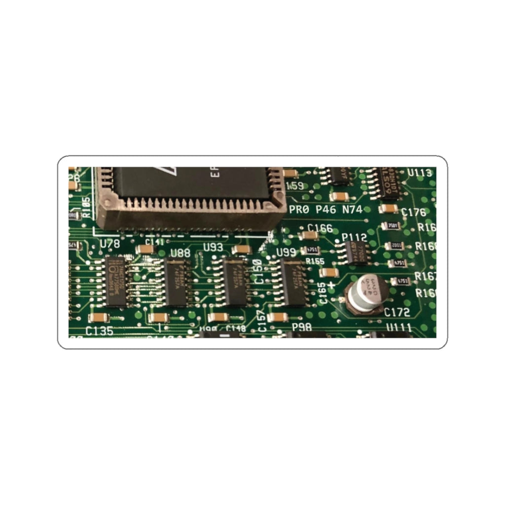 Long Circuitboard Sticker