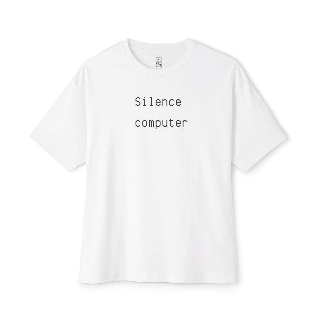 Silence Computer Oversized Tee