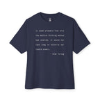 Feeble Powers Quote Oversized Tee