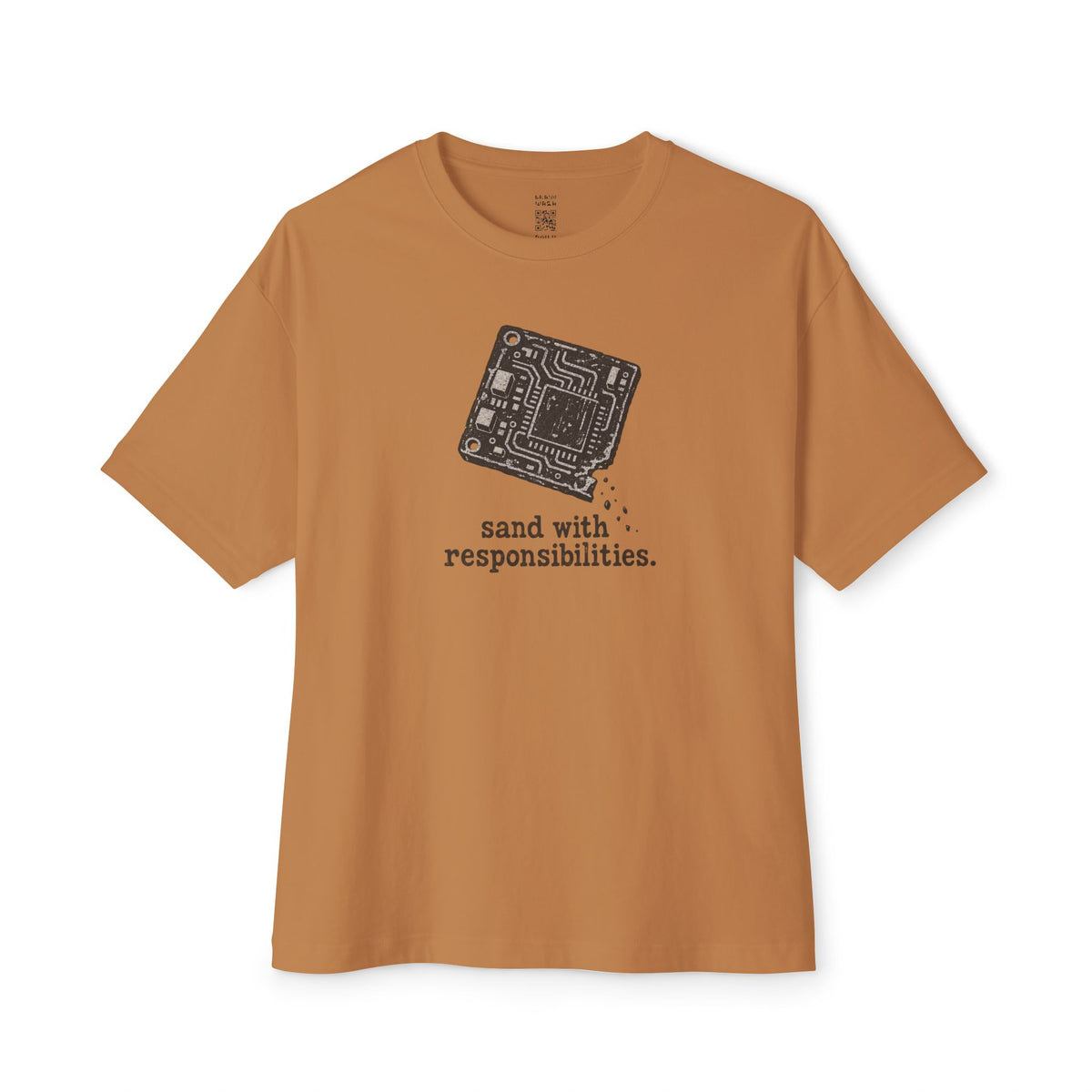 Sand With Responsibilities Oversized Tee