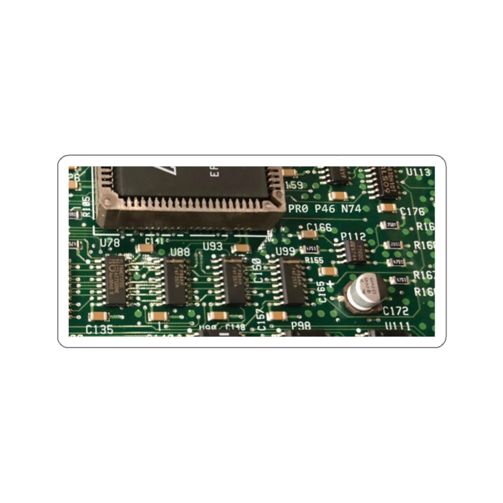 Long Circuitboard Sticker