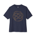 Ouroboros Earthworm Knot Oversized Tee