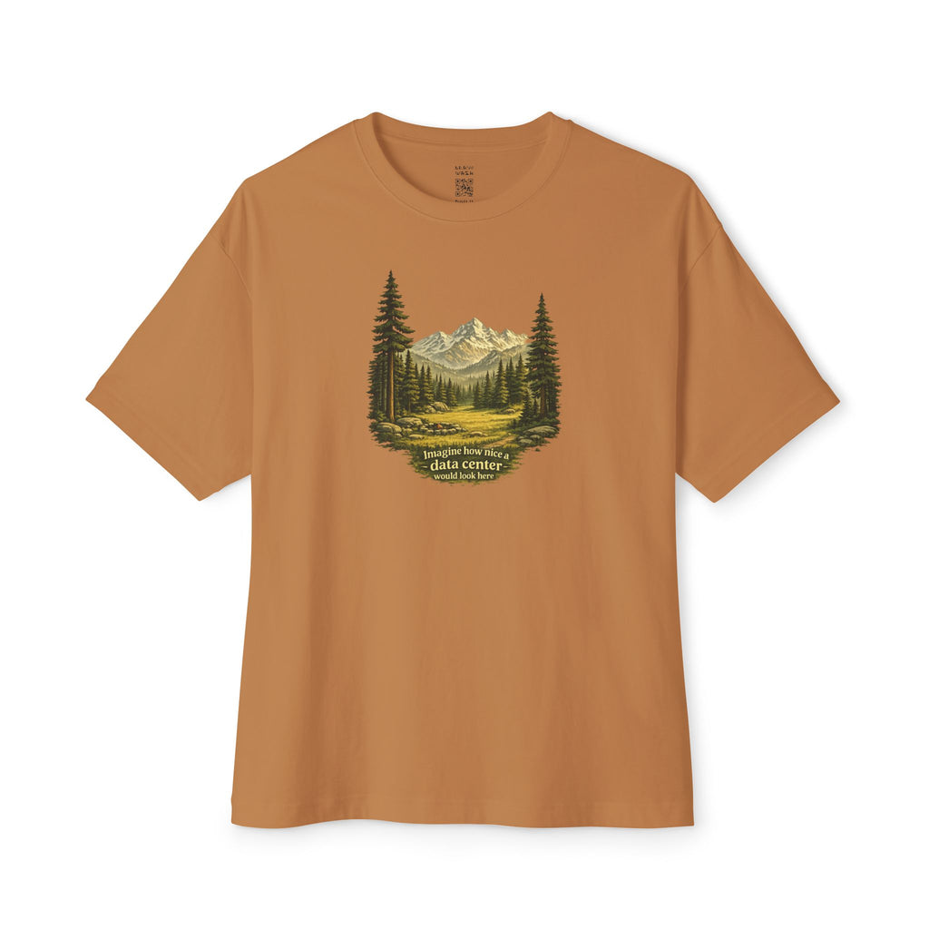 Imagine How Nice Alpine Clearing Oversized Tee