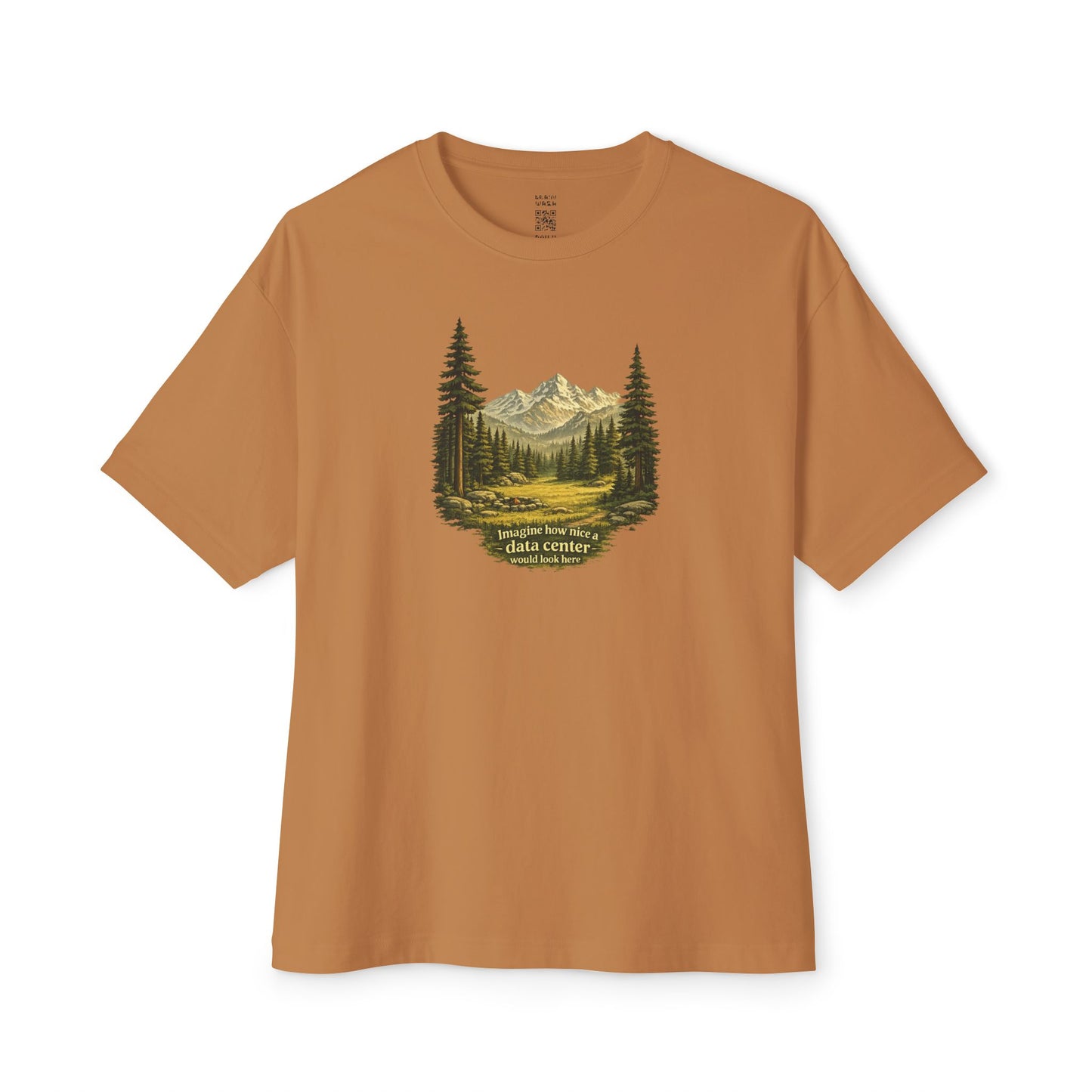 Imagine How Nice Alpine Clearing Oversized Tee