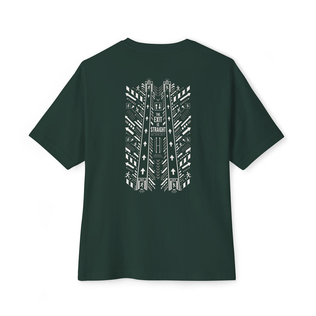 The Exit Is Straight Oversized Tee