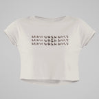 Heavy Faded Oversized Crop Top