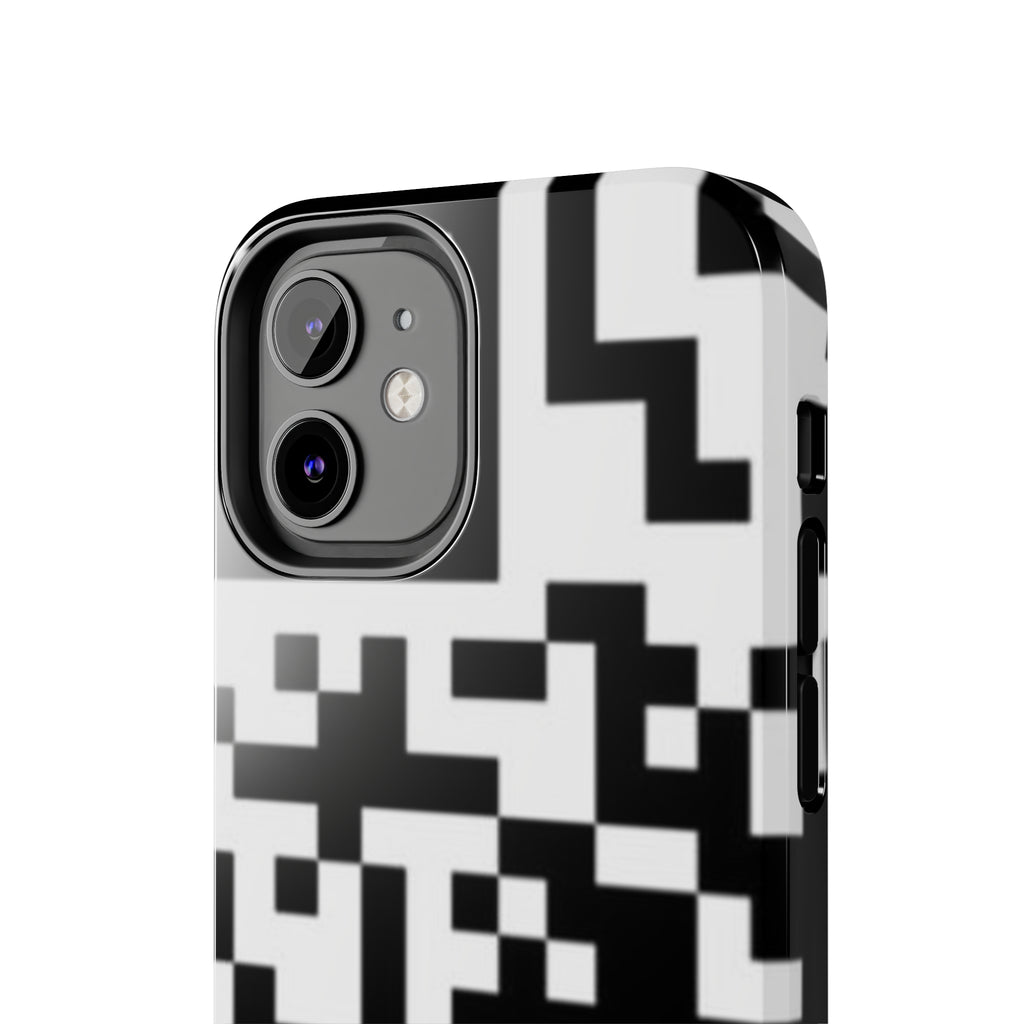 QR Print Tough Phone Case