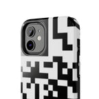 QR Print Tough Phone Case