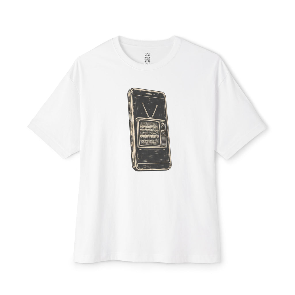Nested Retro Static Oversized Tee