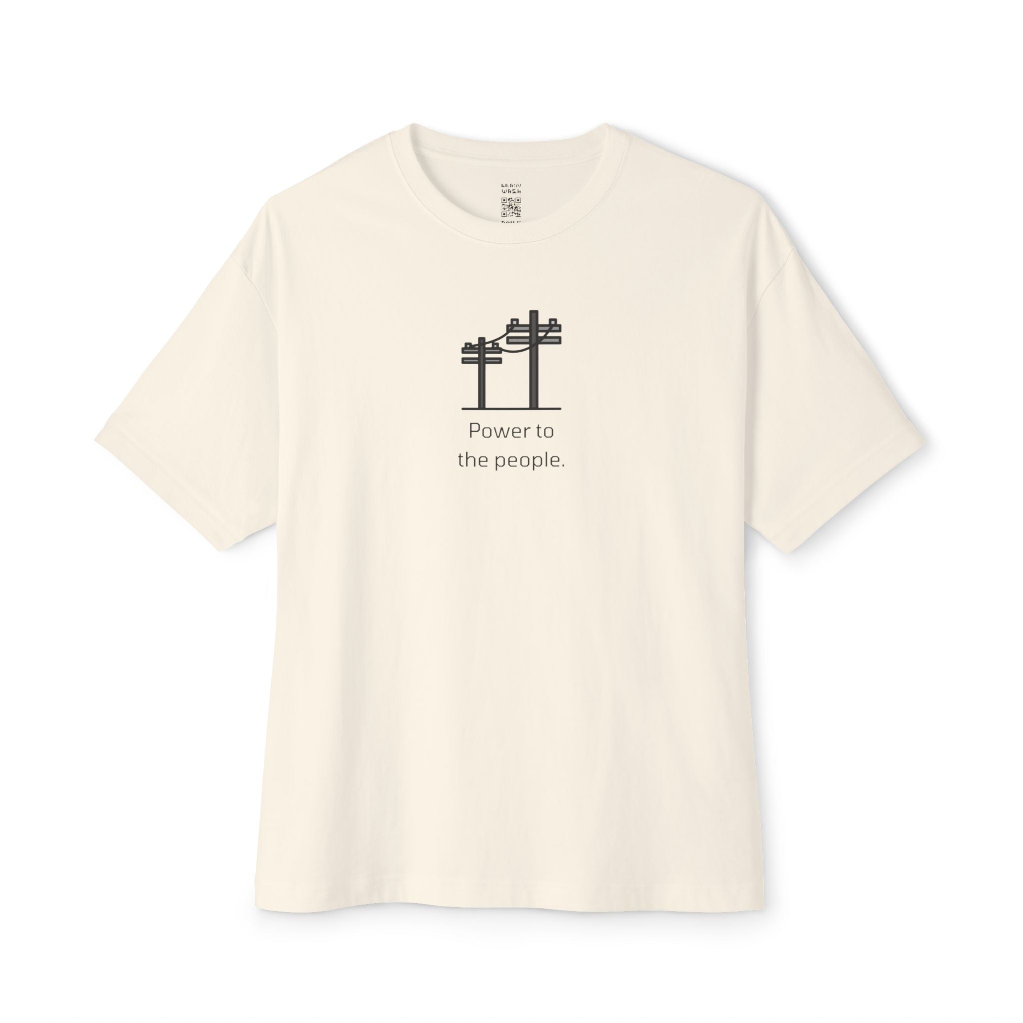 Power To The People Oversized Tee