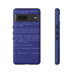 BSoD (Blue Screen of Death) Phone Case
