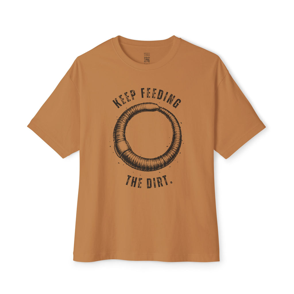 Keep Feeding The Dirt (Worm Ouroboros) Oversized Tee