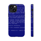 BSoD (Blue Screen of Death) Phone Case