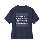 Scroll Lizard Brain Scroll Oversized Tee