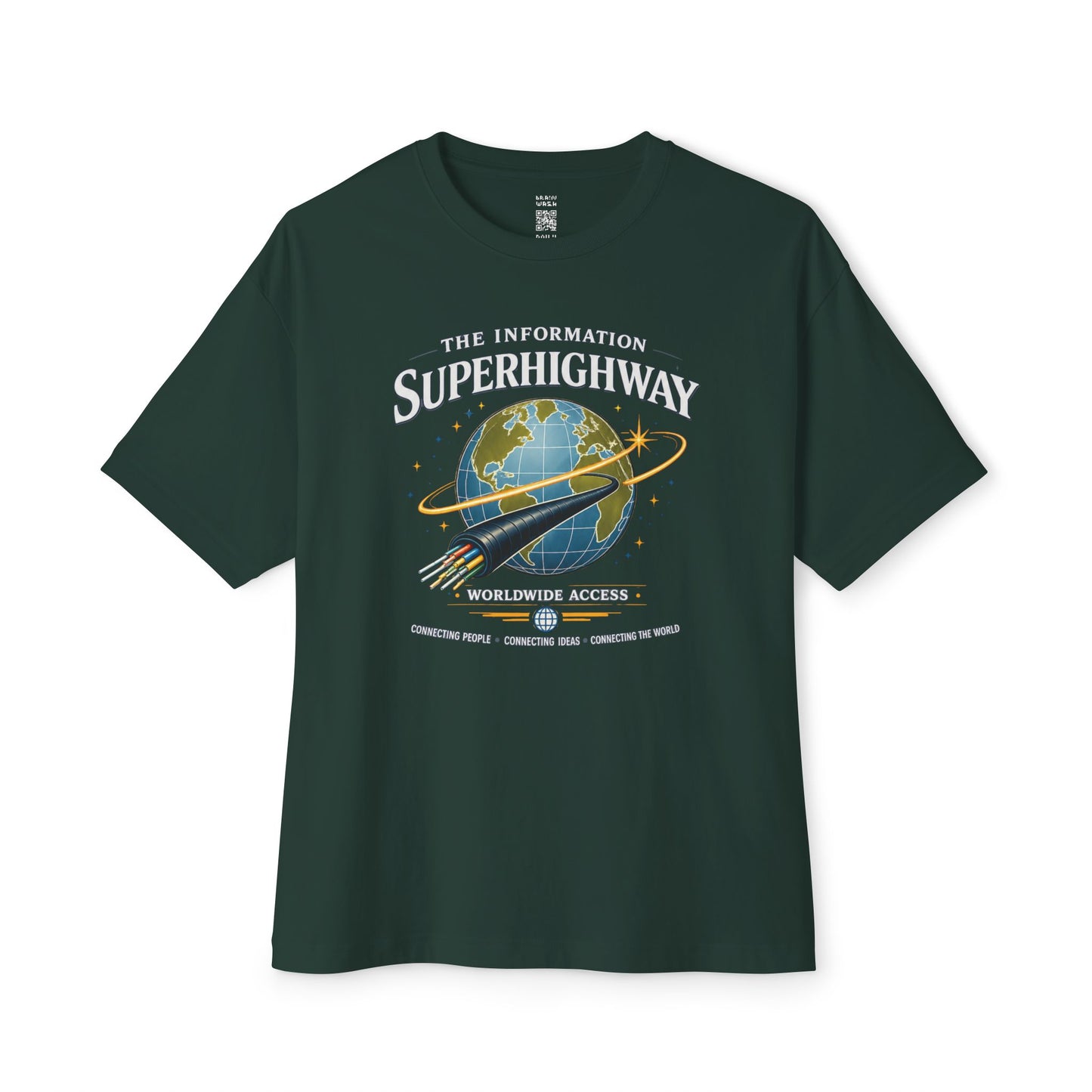 Information Superhighway Oversized Tee