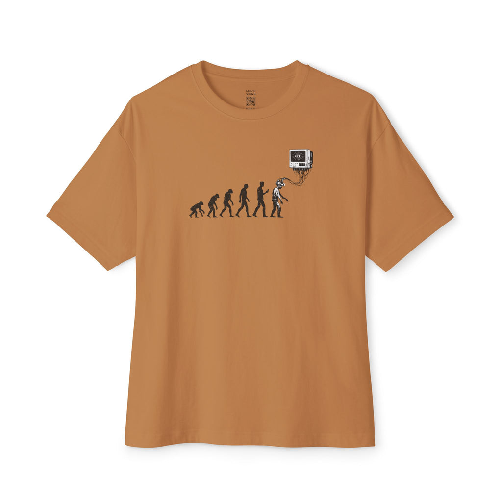 Evolution Of Man Oversized Tee