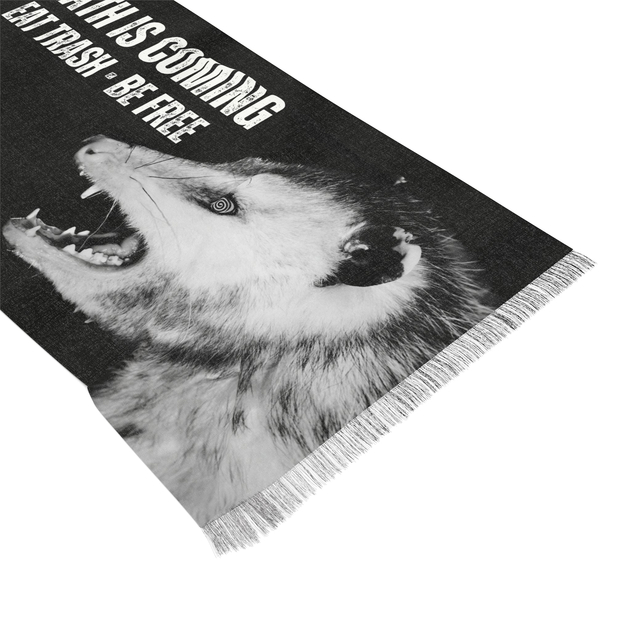 Death Is Coming Eat Trash Be Free Opossum Pashmina
