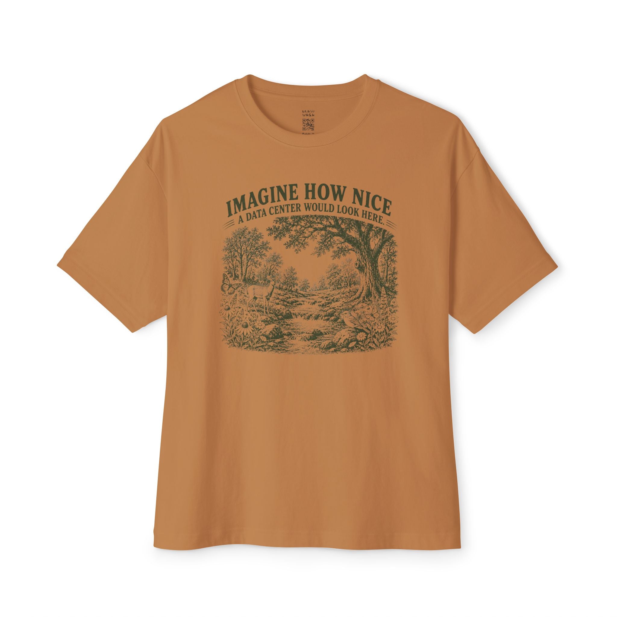 Imagine How Nice Babbling Brook Oversized Tee