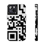 QR Print Tough Phone Case