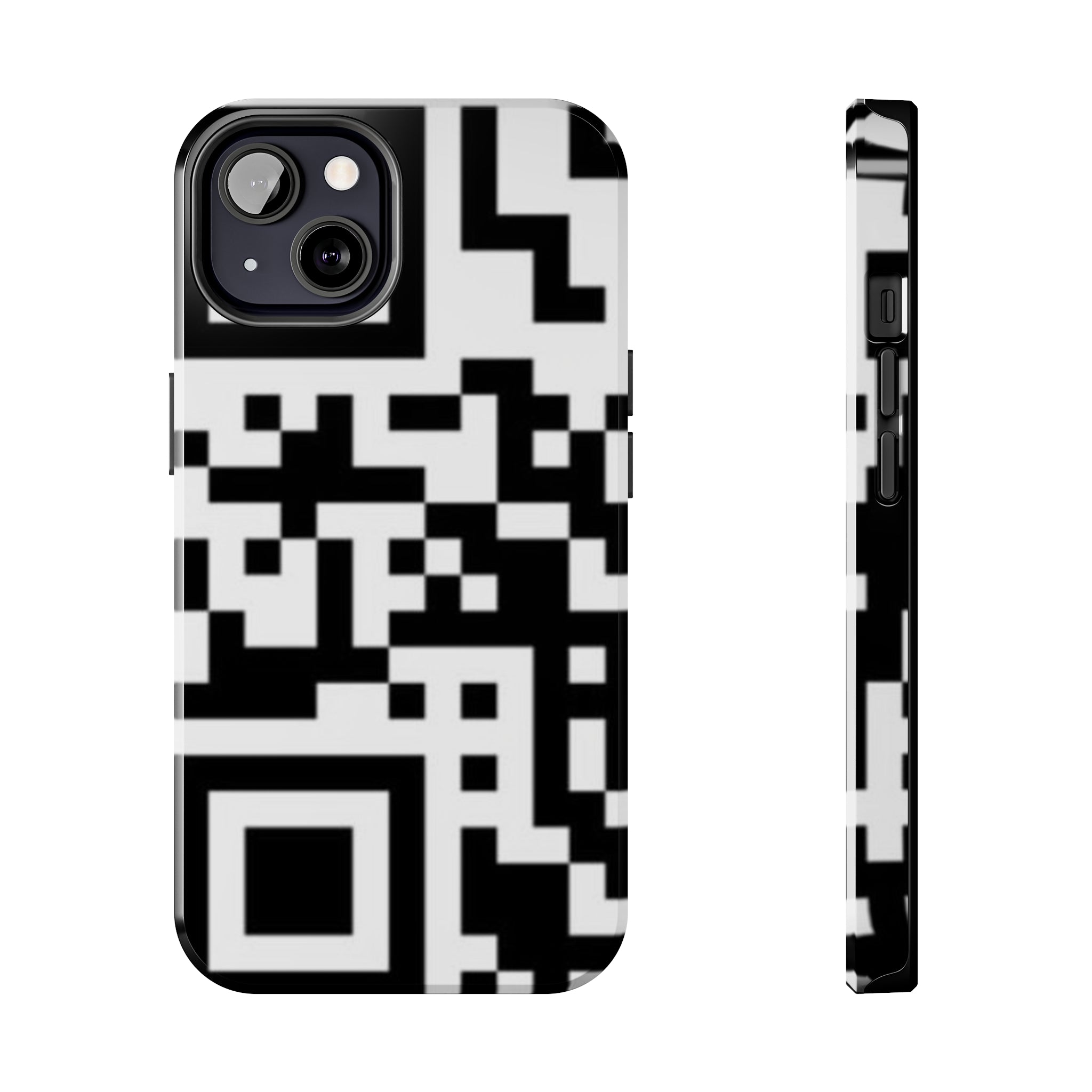 QR Print Tough Phone Case