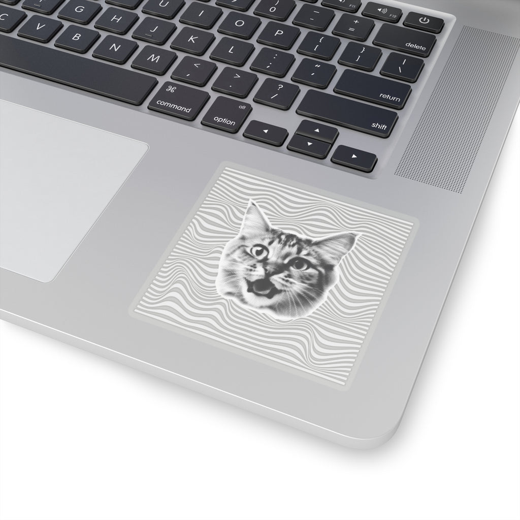 Trippy Cat Sticker