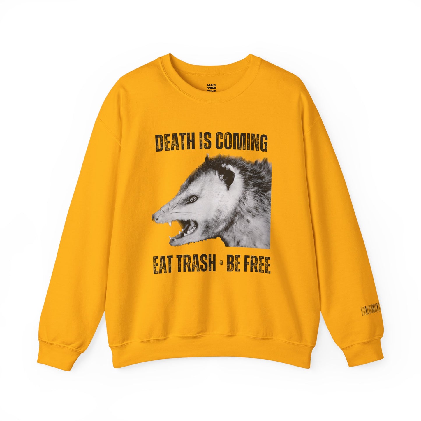 Death Is Coming Eat Trash Be Free Sweatshirt
